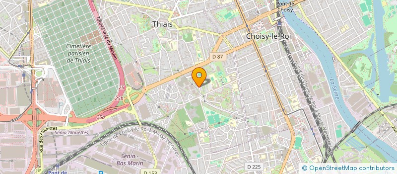 localisation de l'entreprise ANVOLIA 75 à THIAIS