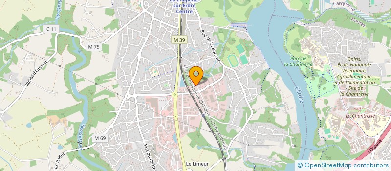 localisation de l'entreprise ANVOLIA MF à LA CHAPELLE-SUR-ERDRE