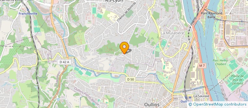 localisation de l'entreprise ANVYL  SAINTE-FOY-LES-LYON