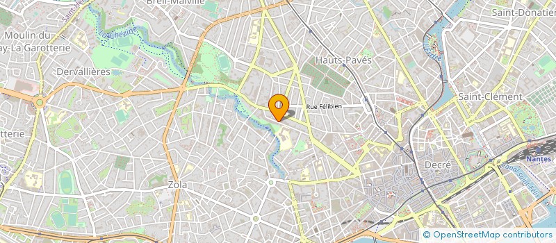 localisation de l'entreprise ANY CARE à NANTES