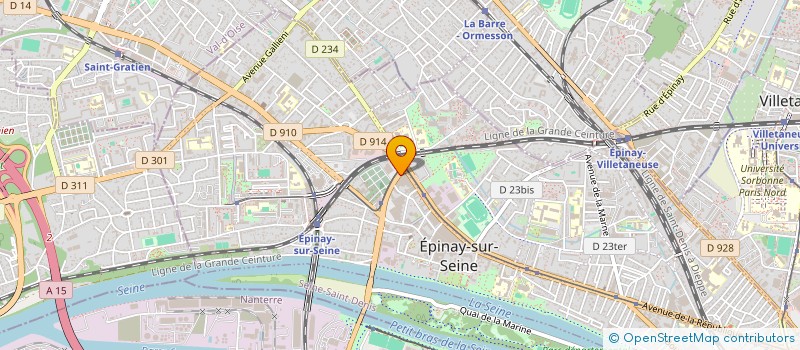 localisation de l'entreprise ANY COURSES à EPINAY-SUR-SEINE