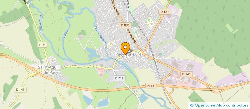 localisation de l'entreprise ANY FLEURS à PACY-SUR-EURE