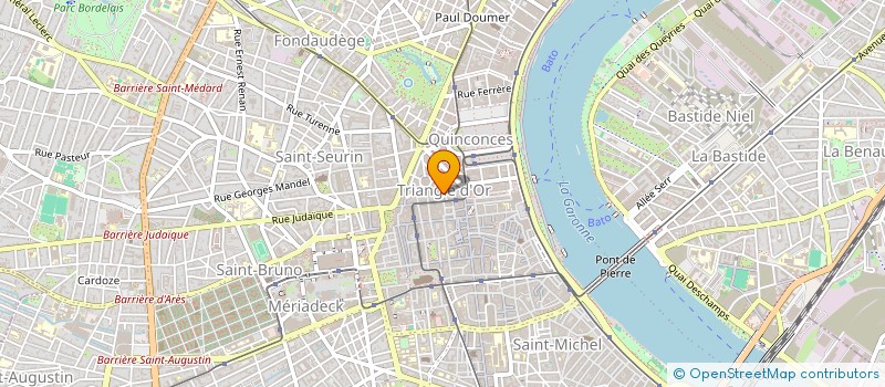 localisation de l'entreprise ANY'TEAS à BORDEAUX