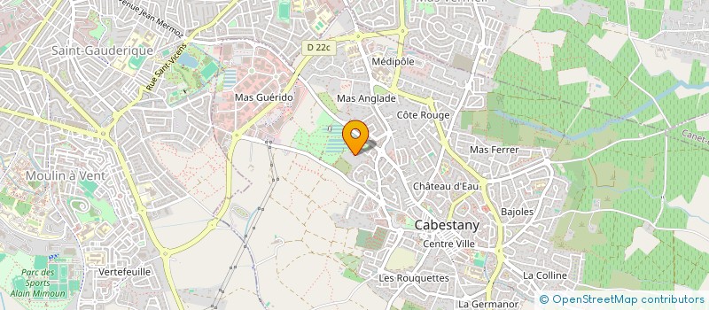 localisation de l'entreprise ANYA  CABESTANY