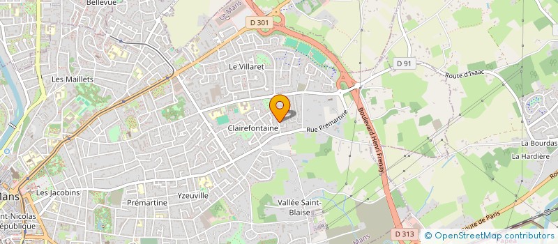 localisation de l'entreprise ANYDECO  LE MANS