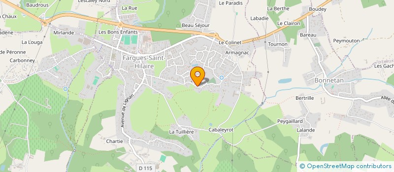 localisation de l'entreprise ANYL  FARGUES-SAINT-HILAIRE