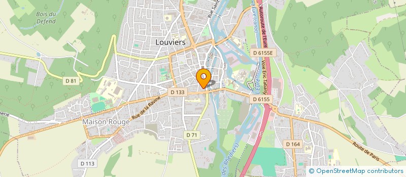 localisation de l'entreprise ANYLIA HOLDING  LOUVIERS