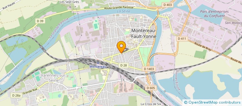 localisation de l'entreprise ANYS SCI à MONTEREAU-FAULT-YONNE