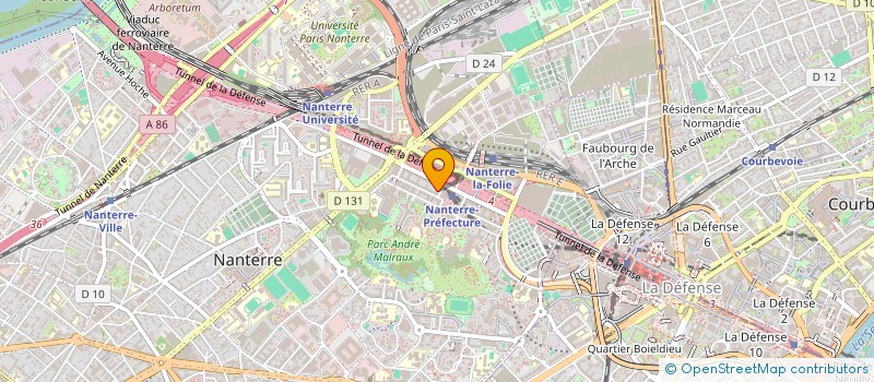 localisation de l'entreprise ANYSERVICES à RUEIL-MALMAISON