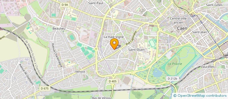 localisation de l'entreprise ANYVOICE à CAEN