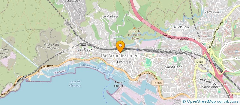 localisation de l'entreprise ANYWASH à MARSEILLE