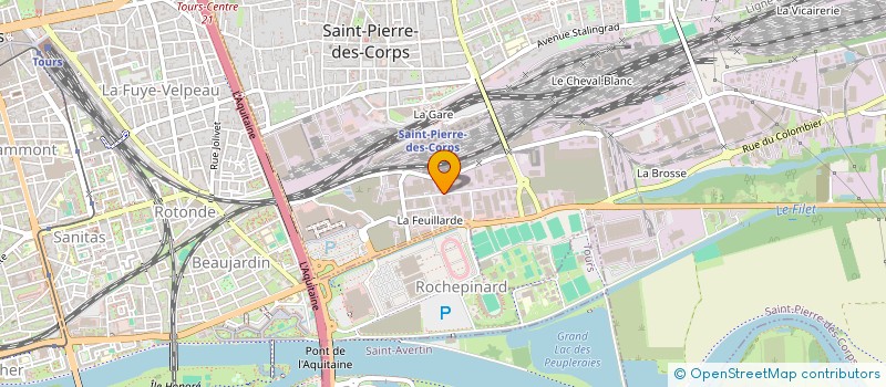 localisation de l'entreprise ANYWAVE  SAINT-PIERRE-DES-CORPS