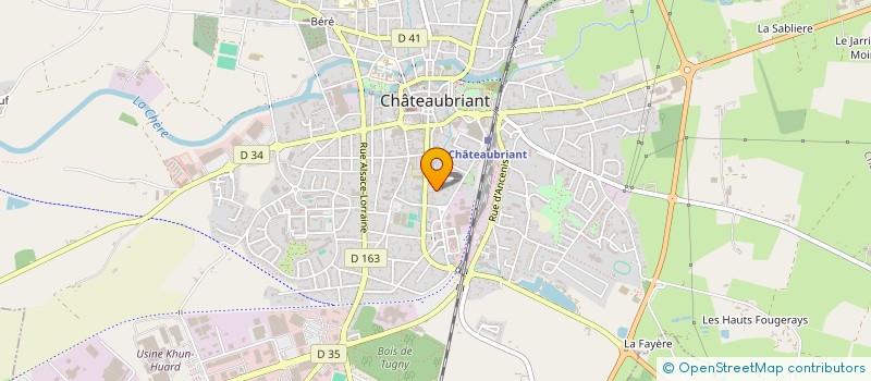 localisation de l'entreprise ANYWWWHERE à CHATEAUBRIANT