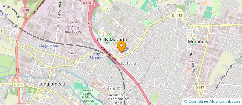 localisation de l'entreprise ANYXA à CHILLY MAZARIN