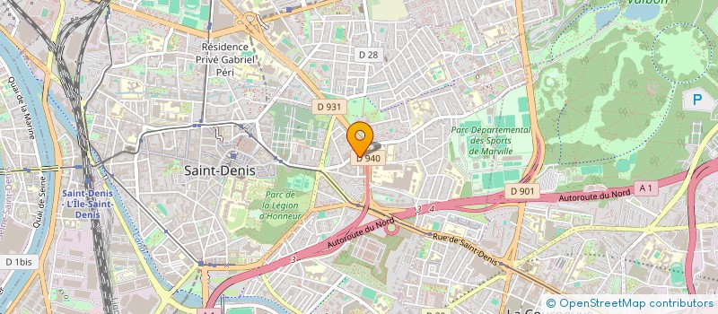 localisation de l'entreprise ANZ TRANSPORT  SAINT-DENIS