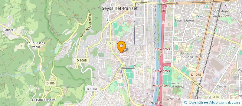 localisation de l'entreprise ANZALONE & ASSOCIES à SEYSSINET-PARISET