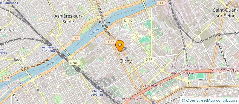 localisation de l'entreprise ANZAR à CLICHY
