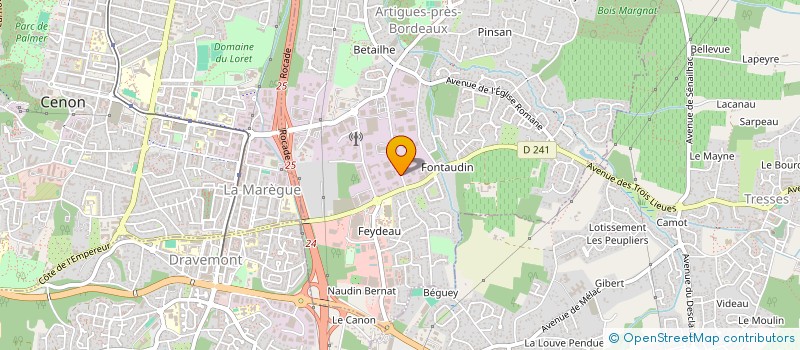 localisation de l'entreprise ANZEN  ARTIGUES-PRES-BORDEAUX