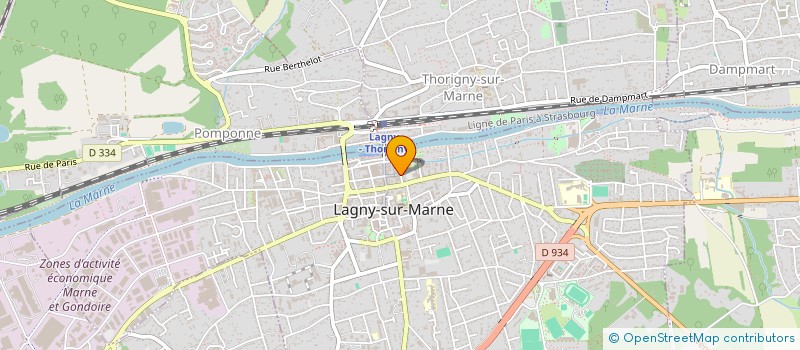 localisation de l'entreprise ANZEYI ET FILS TRANSPORTS à LAGNY-SUR-MARNE