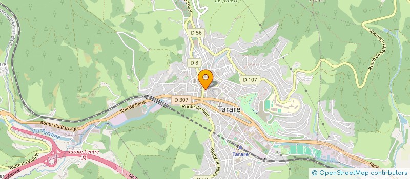 localisation de l'entreprise ANZI MAJESTIC  TARARE