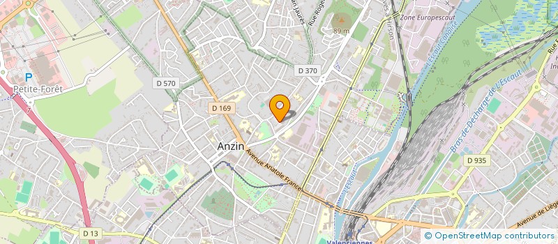 localisation de l'entreprise ANZIN à ANZIN