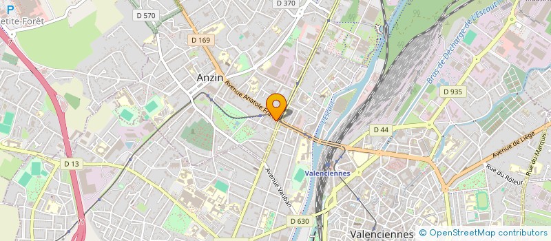 localisation de l'entreprise ANZIN BUREAUTIQUE  ANZIN