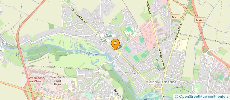 localisation de l'entreprise ANZIN DIVIN  ANZIN-SAINT-AUBIN