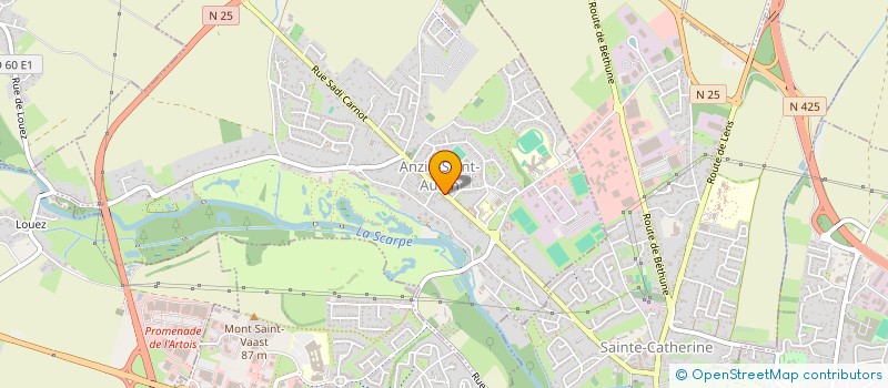 localisation de l'entreprise ANZIN VIDEO à ANZIN-SAINT-AUBIN