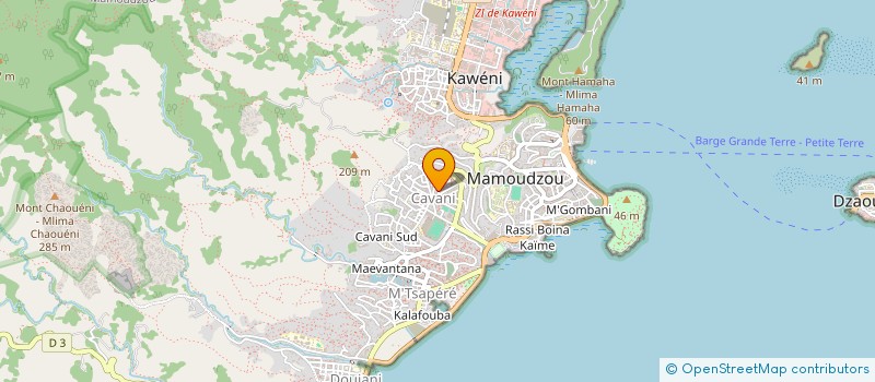 localisation de l'entreprise ANZIZA ET FILS à MAMOUDZOU