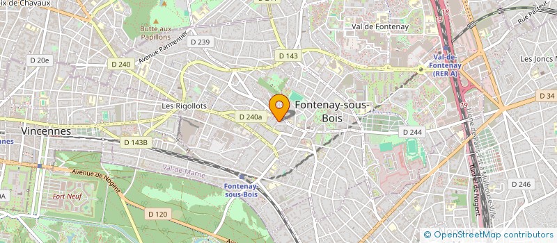 localisation de l'entreprise ANZOU à FONTENAY-SOUS-BOIS