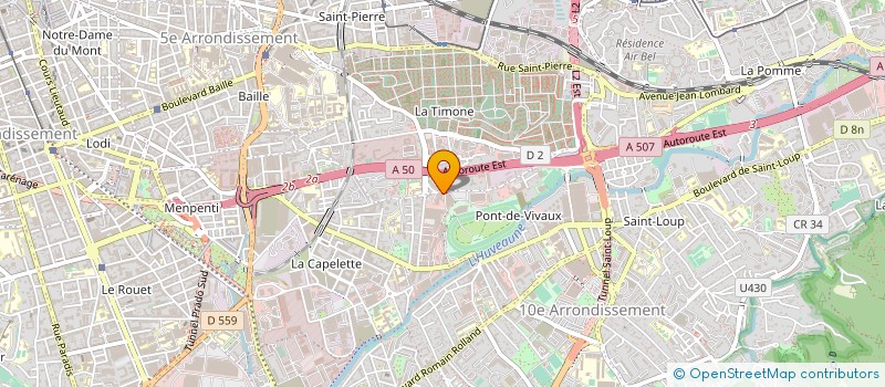 localisation de l'entreprise AO.CF MARSEILLE CANTINI à MARSEILLE