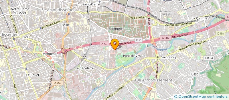 localisation de l'entreprise AO.CF ROMAIN ROLLAND  MARSEILLE