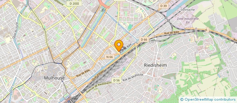 localisation de l'entreprise AO CONCEPT  MULHOUSE