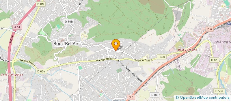 localisation de l'entreprise AO CONSULTANT à BOUC-BEL-AIR