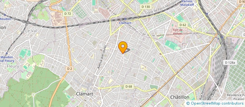 localisation de l'entreprise AO CONSULTING  CLAMART