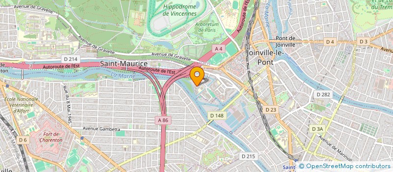 localisation de l'entreprise AO ETUDES ET CONSEILS à SAINT-MANDE