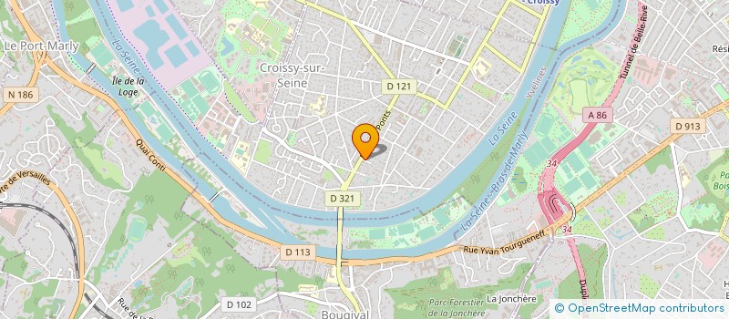 localisation de l'entreprise AO GROUPE à CROISSY-SUR-SEINE