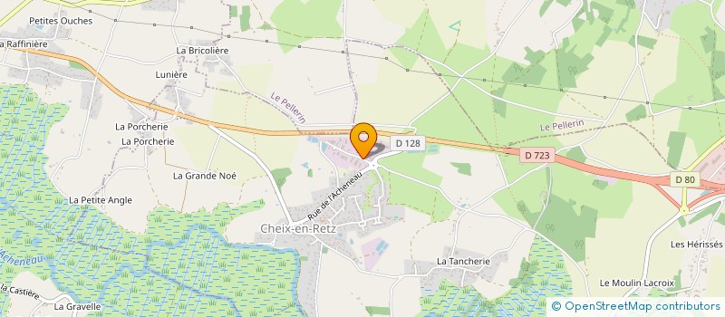 localisation de l'entreprise AO INDUSTRIE 44  CHEIX-EN-RETZ