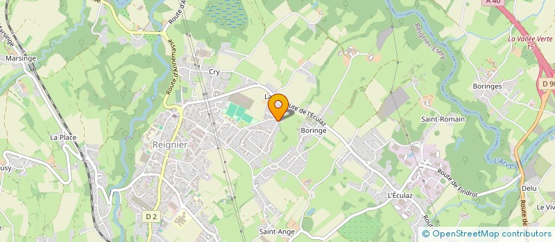 localisation de l'entreprise AO INVEST à REIGNIER-ESERY
