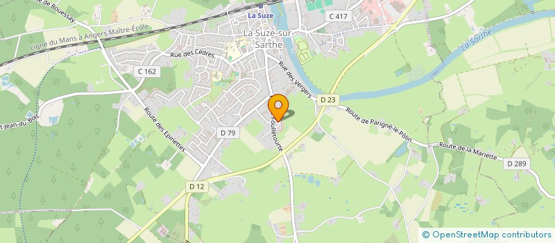 localisation de l'entreprise AO LOGISTICS  LA SUZE-SUR-SARTHE