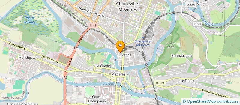 localisation de l'entreprise AO PATRIMOINE  CHARLEVILLE-MEZIERES