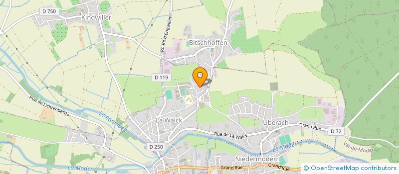 localisation de l'entreprise AO'PHYSIO  VAL-DE-MODER