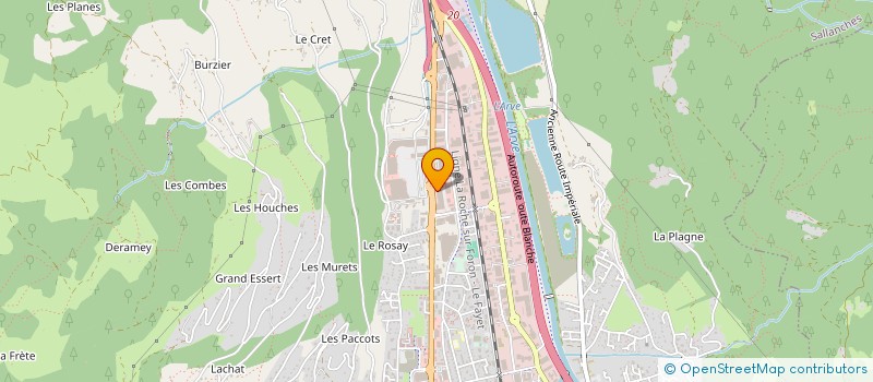 localisation de l'entreprise AO23 à SALLANCHES