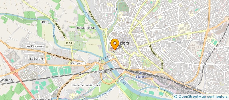localisation de l'entreprise AO34 PAROISSE DES SAINTS APOTRES ET MARTYRS  BEZIERS