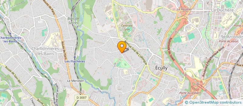 localisation de l'entreprise AOA HOLDING  ECULLY