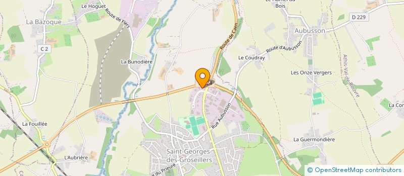 localisation de l'entreprise AOB à SAINT-GEORGES-DES-GROSEILLERS