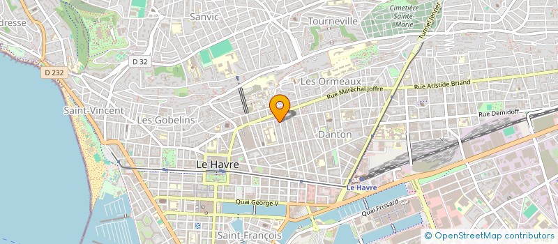 localisation de l'entreprise AOB2L à LE HAVRE