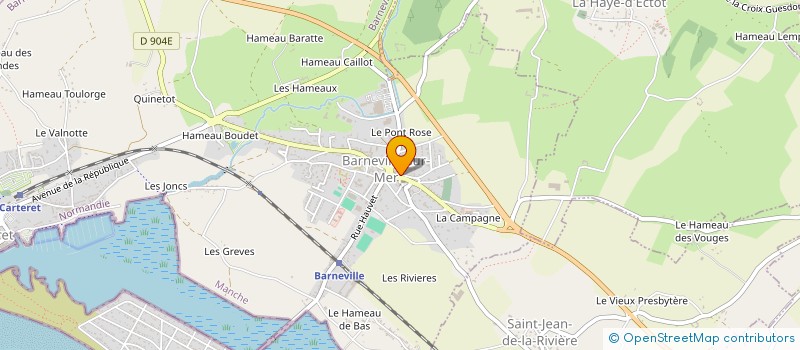 localisation de l'entreprise AOC à BARNEVILLE-CARTERET