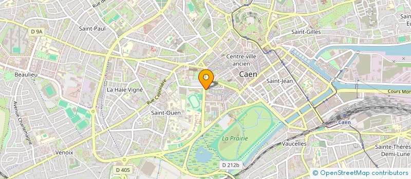 localisation de l'entreprise AOC à CAEN