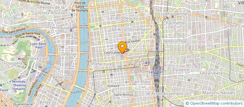 localisation de l'entreprise AOC LES HALLES  LYON